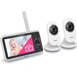 Vtech [Newly Upgraded] VM350-2 Video Monitor with Battery supports 12-hr Video-mode, 21-hr Audio-mode, 5" Screen, 2â¦ outofstock